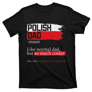 Polish Dad Definition Poland Daddy FatherS Day Polska Papa T-Shirt