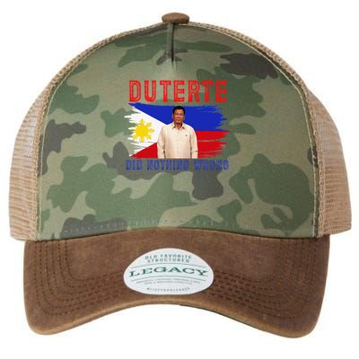 PRRD Duterte Did Nothing Wrong - Duterte Supporters Legacy Tie Dye Trucker Hat