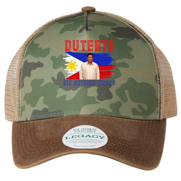 PRRD Duterte Did Nothing Wrong - Duterte Supporters Legacy Tie Dye Trucker Hat