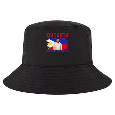 PRRD Duterte Did Nothing Wrong - Duterte Supporters Cool Comfort Performance Bucket Hat