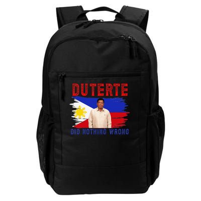 PRRD Duterte Did Nothing Wrong - Duterte Supporters Backpack