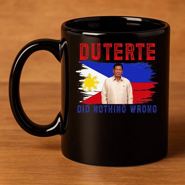 PRRD Duterte Did Nothing Wrong - Duterte Supporters 11oz C Handle Ceramic Mug