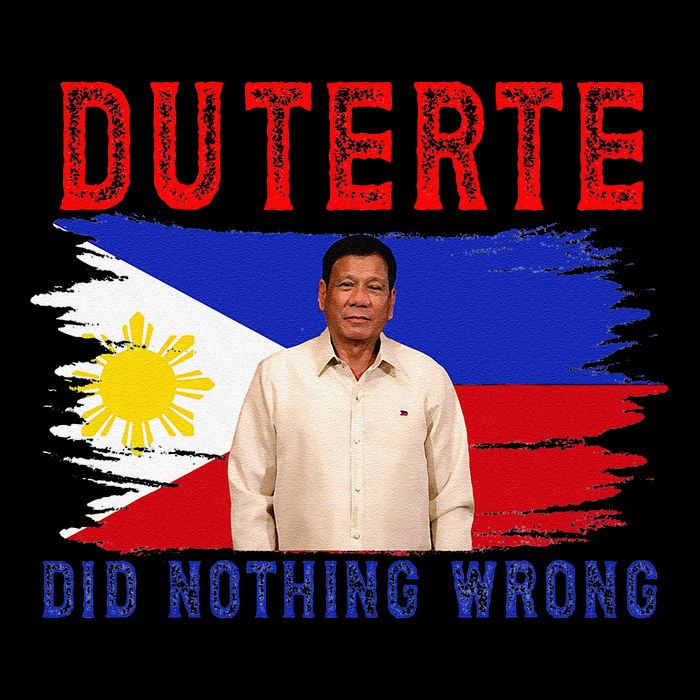 PRRD Duterte Did Nothing Wrong - Duterte Supporters Drawstring Bag