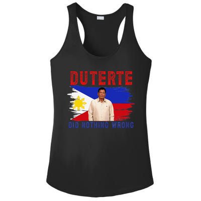 PRRD Duterte Did Nothing Wrong - Duterte Supporters Ladies PosiCharge Competitor Racerback Tank