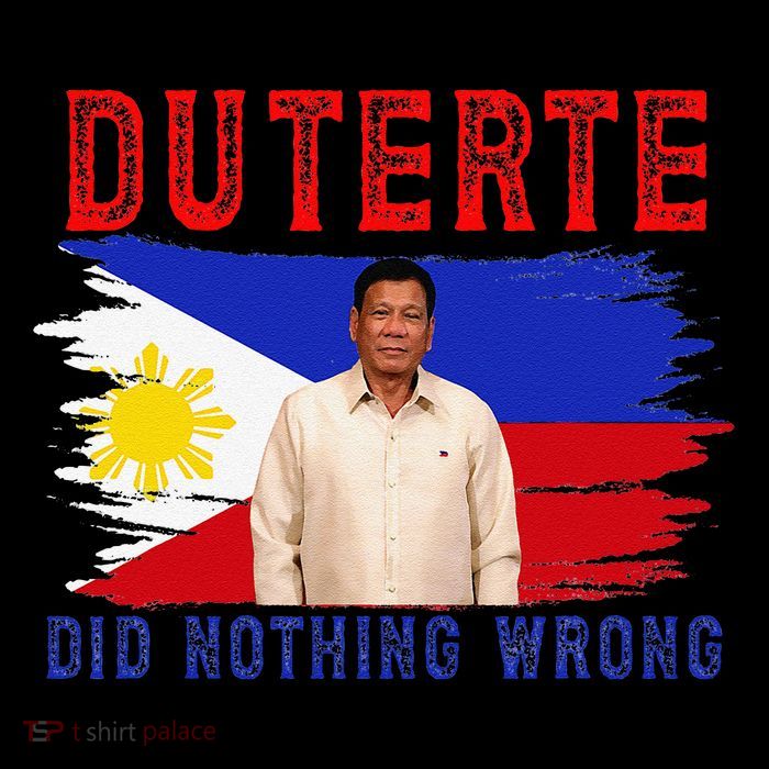 PRRD Duterte Did Nothing Wrong - Duterte Supporters Premium T-Shirt