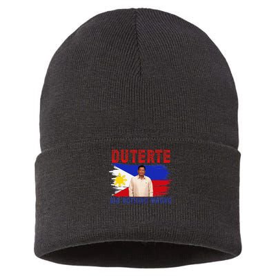 PRRD Duterte Did Nothing Wrong - Duterte Supporters Sustainable Knit Beanie
