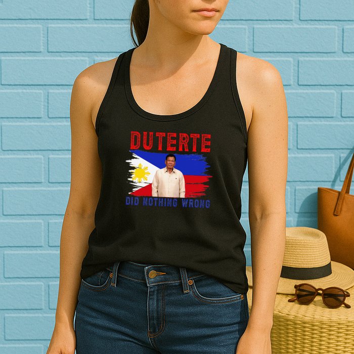 PRRD Duterte Did Nothing Wrong - Duterte Supporters Womens Tank Top