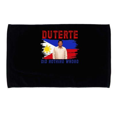 PRRD Duterte Did Nothing Wrong - Duterte Supporters Microfiber Hand Towel