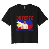 PRRD Duterte Did Nothing Wrong - Duterte Supporters Crop Top
