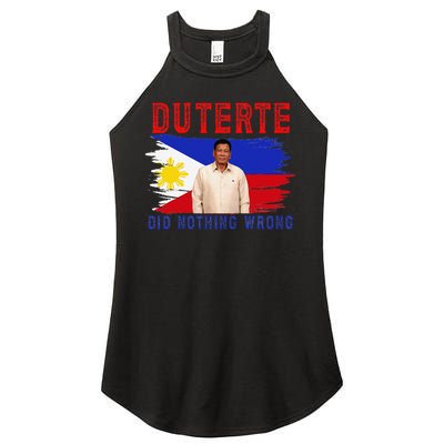PRRD Duterte Did Nothing Wrong - Duterte Supporters Women's Perfect Tri Rocker Tank