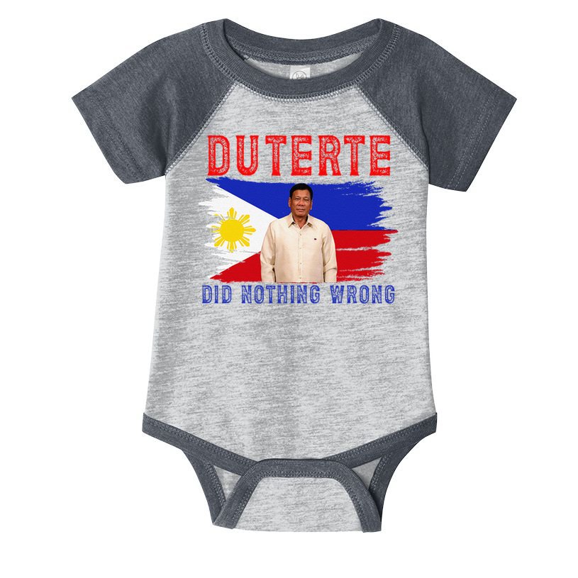 PRRD Duterte Did Nothing Wrong - Duterte Supporters Infant Baby Jersey Bodysuit