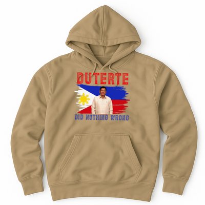 PRRD Duterte Did Nothing Wrong - Duterte Supporters Hoodie
