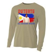 PRRD Duterte Did Nothing Wrong - Duterte Supporters Cooling Performance Long Sleeve Crew