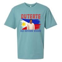 PRRD Duterte Did Nothing Wrong - Duterte Supporters Sueded Cloud Jersey T-Shirt