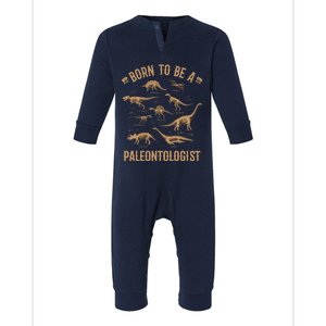 Paleontology Dino Dinosaurs Lover Paleontologist Gifts Infant Fleece One Piece