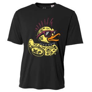 Punk Duck Duckling Punk Rocker Cooling Performance Crew T-Shirt