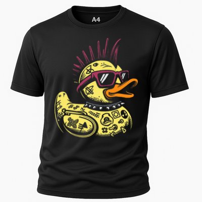Punk Duck Duckling Punk Rocker Cooling Performance Crew T-Shirt