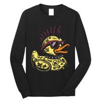 Punk Duck Duckling Punk Rocker Long Sleeve Shirt