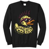 Punk Duck Duckling Punk Rocker Sweatshirt