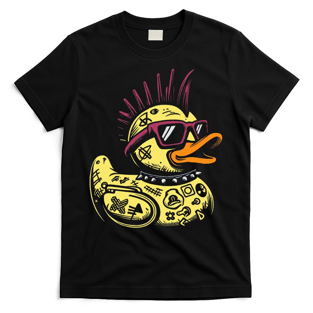 Punk Duck Duckling Punk Rocker T-Shirt