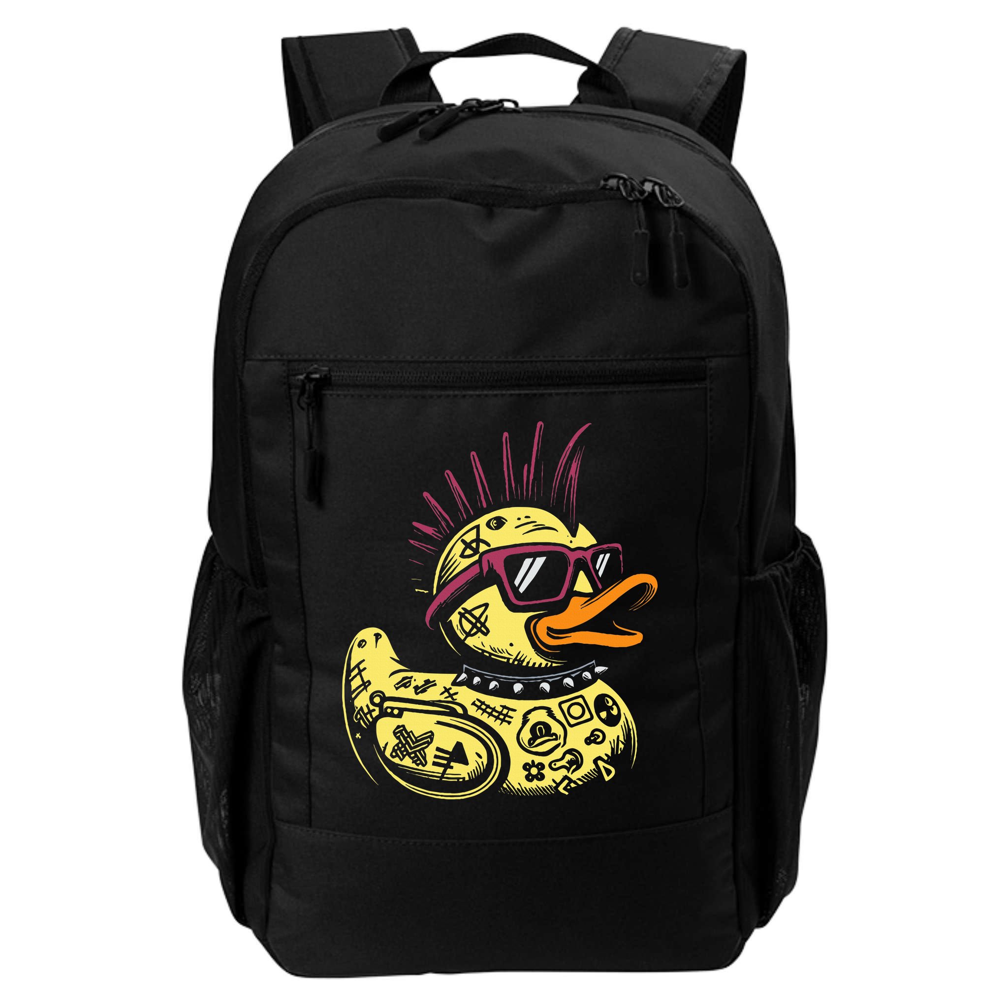 Punk Duck Duckling Punk Rocker Backpack