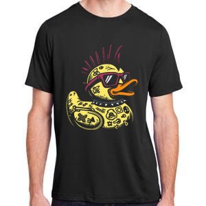 Punk Duck Duckling Punk Rocker Adult ChromaSoft Performance T-Shirt