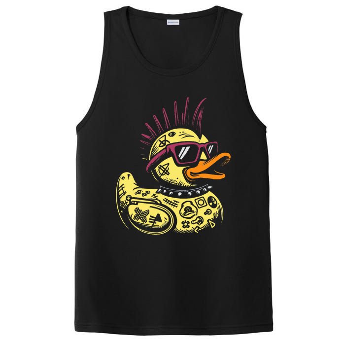 Punk Duck Duckling Punk Rocker PosiCharge Competitor Tank