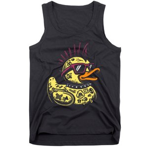 Punk Duck Duckling Punk Rocker Tank Top