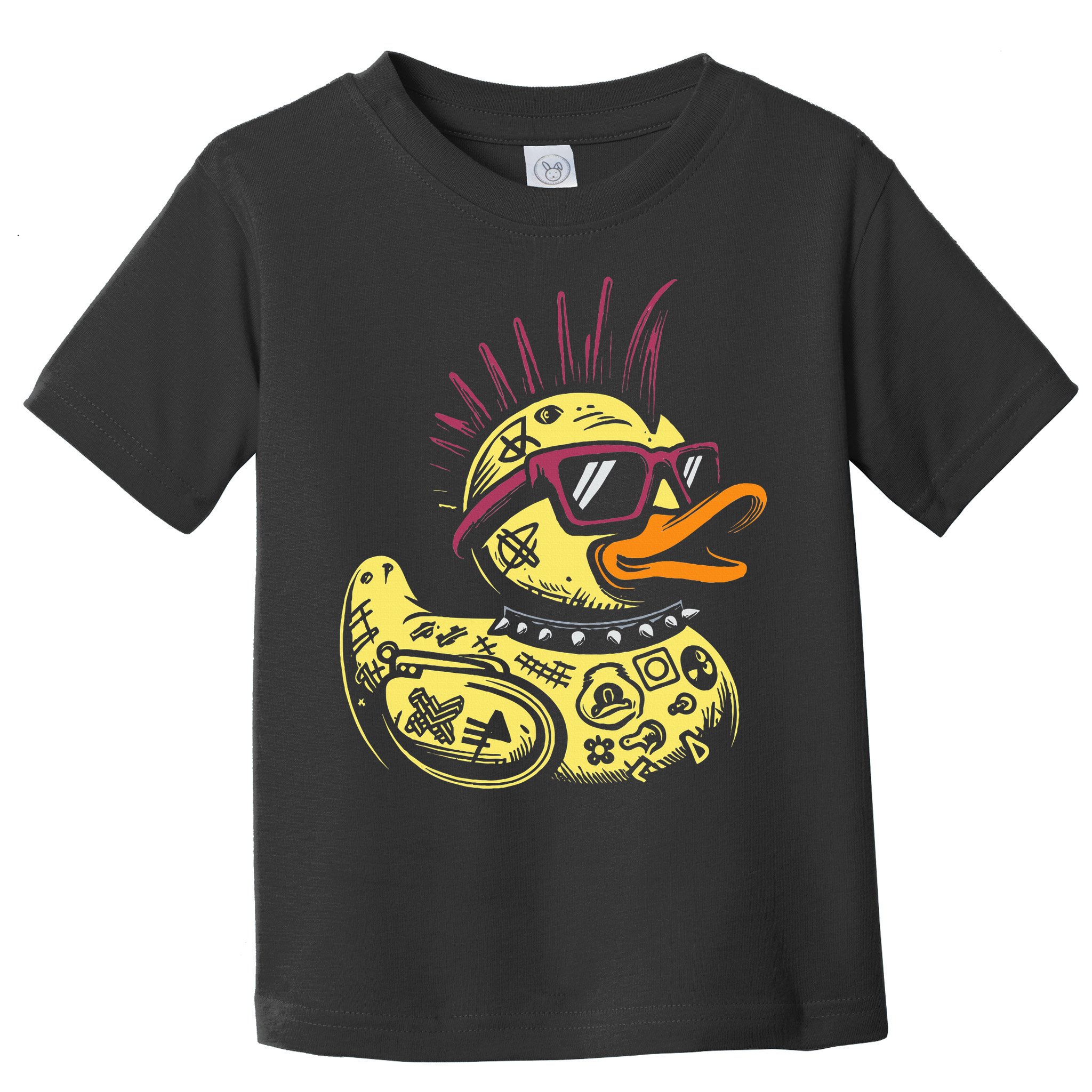 Punk Duck Duckling Punk Rocker Toddler T-Shirt