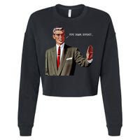 Pipe Down Dipshit  Cropped Pullover Crew