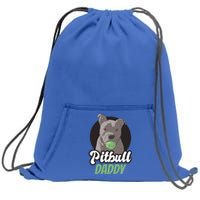 Pitbull Dog Dad For Fathersday Ll Father Gift Sweatshirt Cinch Pack Bag