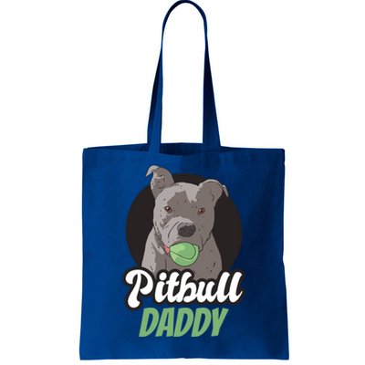 Pitbull Dog Dad For Fathersday Ll Father Gift Tote Bag