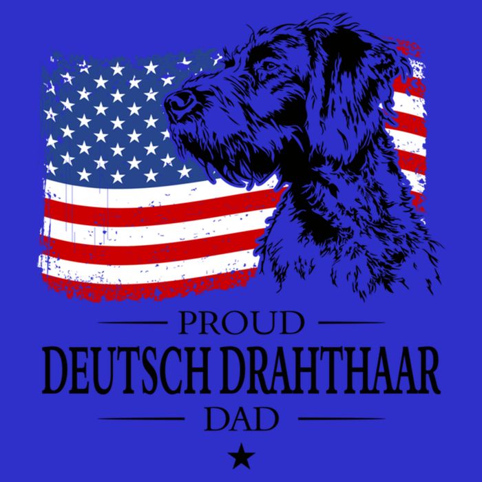 Proud Deutsch Drahthaar Dad American Flag Dog Funny Gift Bag