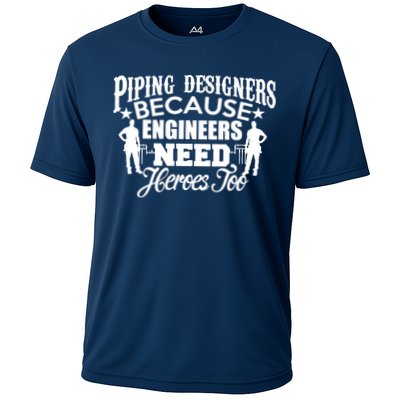 Piping Designers Designing Pipes Funny Cool Gift Job Worker Performance Shirt