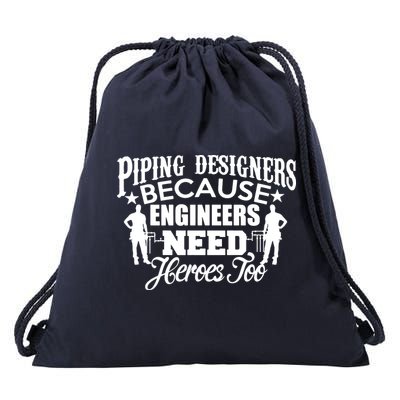 Piping Designers Designing Pipes Funny Cool Gift Job Worker Drawstring Bag