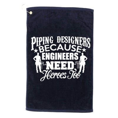 Piping Designers Designing Pipes Funny Cool Gift Job Worker Golf Towel