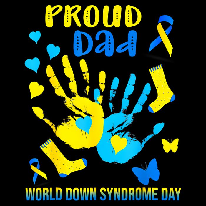Proud Dad Down Syndrome Awareness T21 16 in Basic Backpack