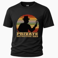 Private Detective Dad Spy Investigation Investigator Spying Cooling Performance Crew T-Shirt