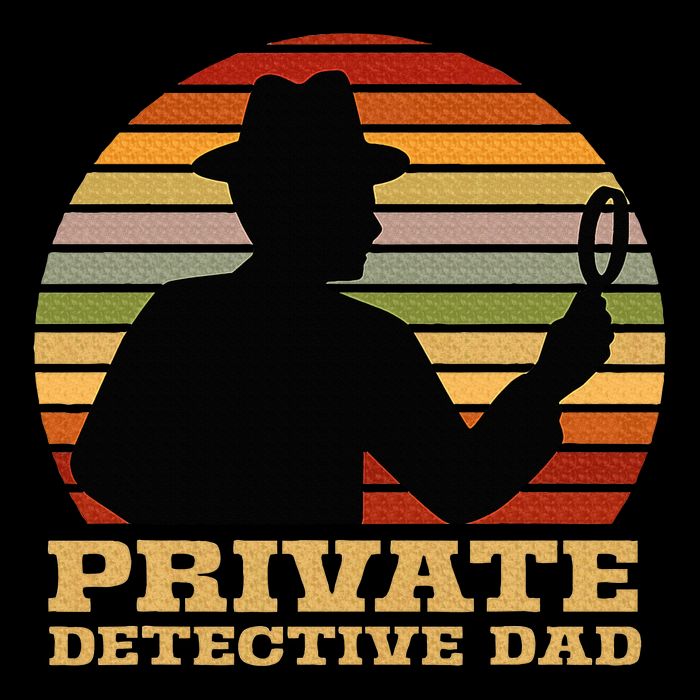 Private Detective Dad Spy Investigation Investigator Spying Cooling Performance Crew T-Shirt