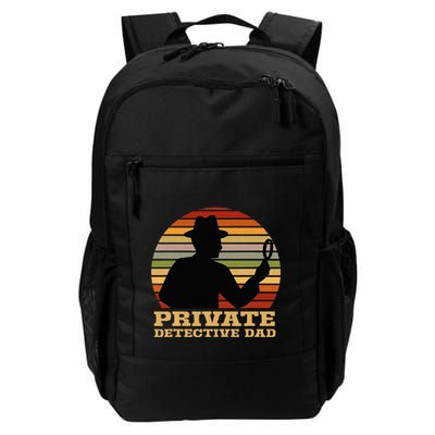 Private Detective Dad Spy Investigation Investigator Spying Backpack