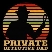 Private Detective Dad Spy Investigation Investigator Spying Drawstring Bag