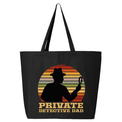 Private Detective Dad Spy Investigation Investigator Spying 25L Jumbo Tote