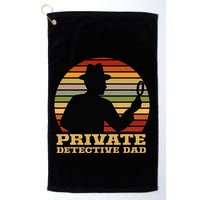 Private Detective Dad Spy Investigation Investigator Spying Golf Towel