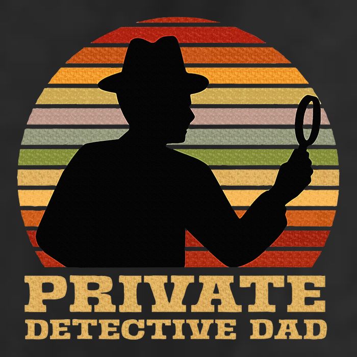 Private Detective Dad Spy Investigation Investigator Spying Golf Towel