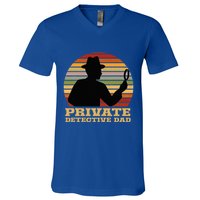 Private Detective Dad Spy Investigation Investigator Spying V-Neck T-Shirt