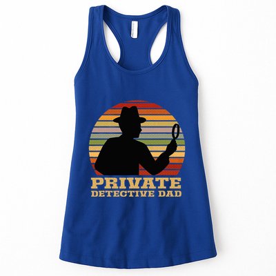 Private Detective Dad Spy Investigation Investigator Spying Womens Tank Top