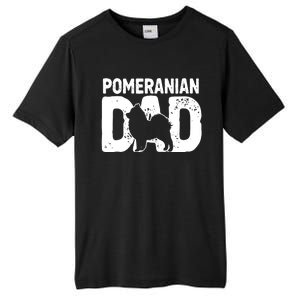 Pomeranian Dad Dog Lover Funny Pom Dog Owner Father Daddy Tall Fusion ChromaSoft Performance T-Shirt