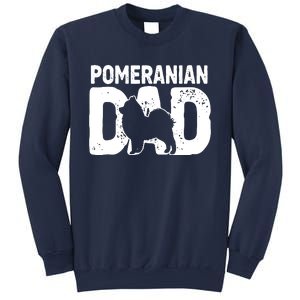 Pomeranian Dad Dog Lover Funny Pom Dog Owner Father Daddy Sweatshirt