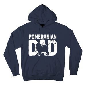 Pomeranian Dad Dog Lover Funny Pom Dog Owner Father Daddy Tall Hoodie