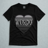 Punk Dark Emo Funny Goth Heavy Rock Music Weirdo T-Shirt